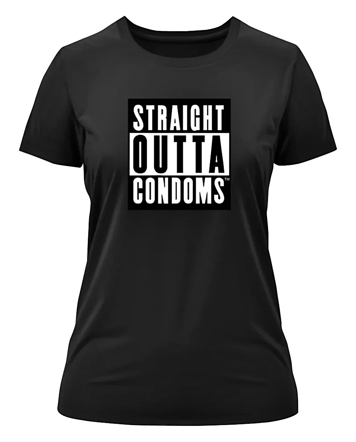 Straight Outta Condoms™ T-shirt (Womens)