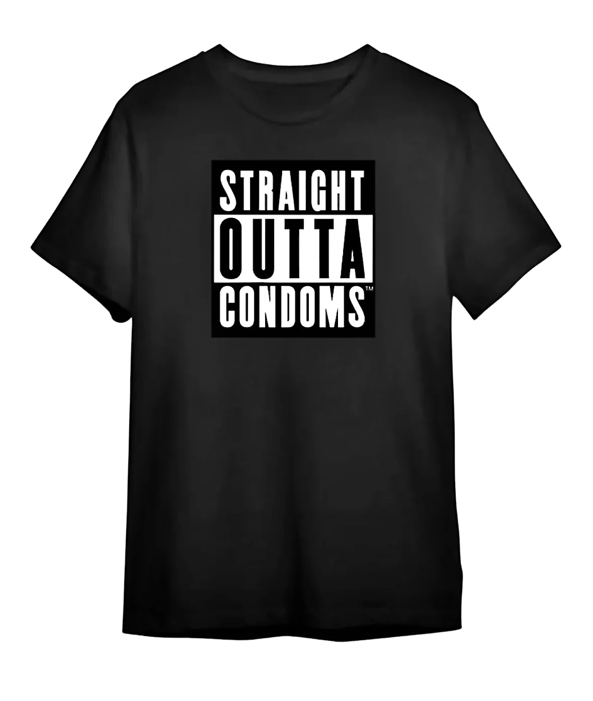 Straight Outta Condoms™ T-shirt (Mens)